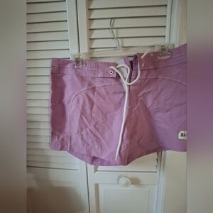 Verona Lavender Board Shorts with White Drawstring